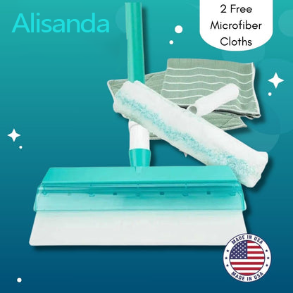 🧼Say goodbye to a blurry world and embrace a clear life! Introducing this magical squeegee that makes windows "invisible" instantly. Your bright life starts now!
