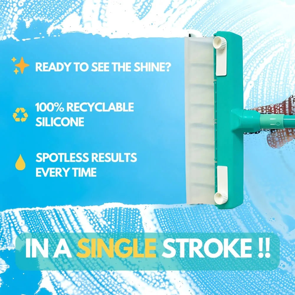 🧼Say goodbye to a blurry world and embrace a clear life! Introducing this magical squeegee that makes windows "invisible" instantly. Your bright life starts now!