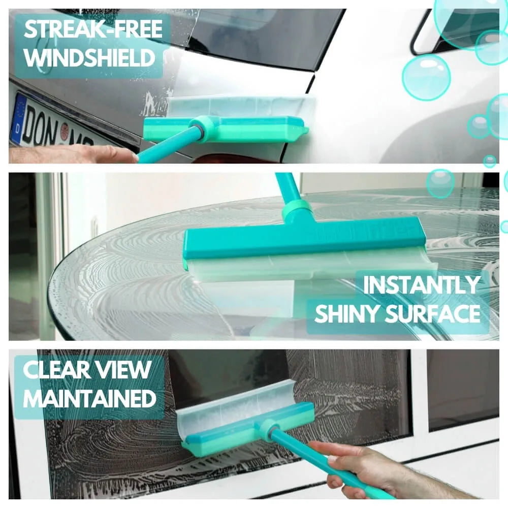 🧼Say goodbye to a blurry world and embrace a clear life! Introducing this magical squeegee that makes windows "invisible" instantly. Your bright life starts now!
